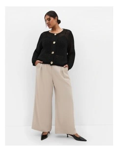 Clara Knit Cardigan in Black