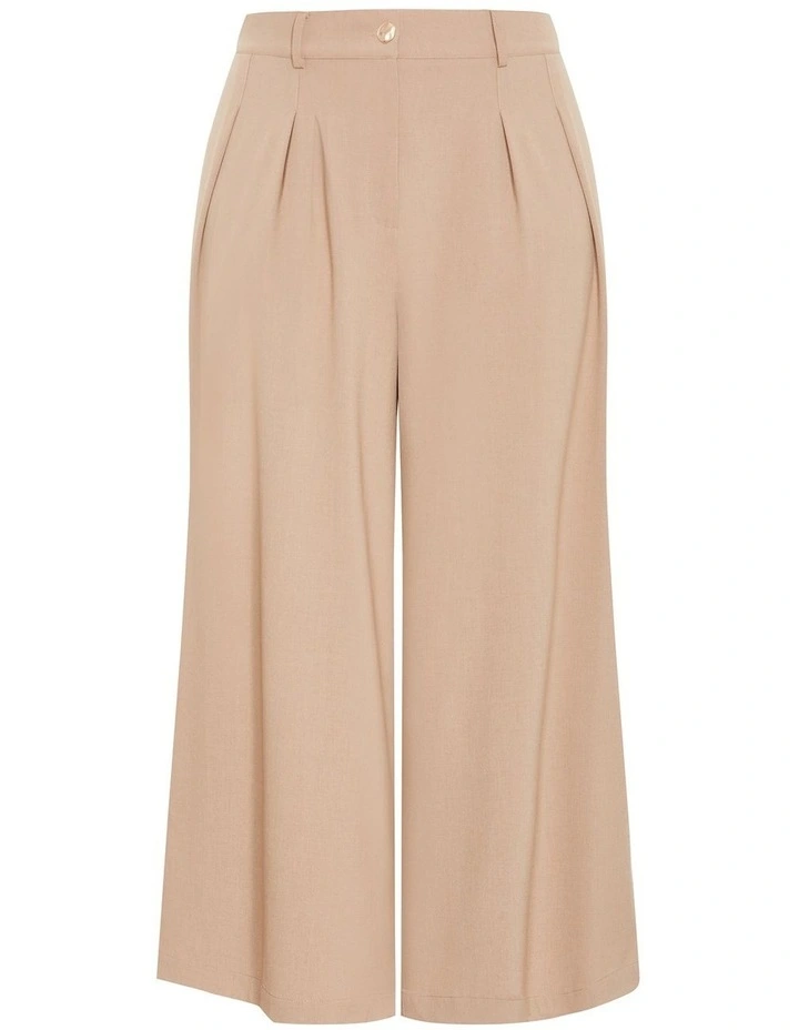 Abbigail Wide Leg Pant in Taupe image 4