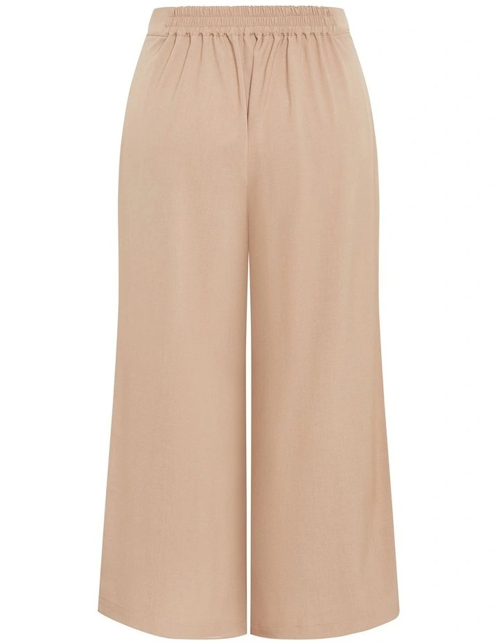 Abbigail Wide Leg Pant in Taupe image 5