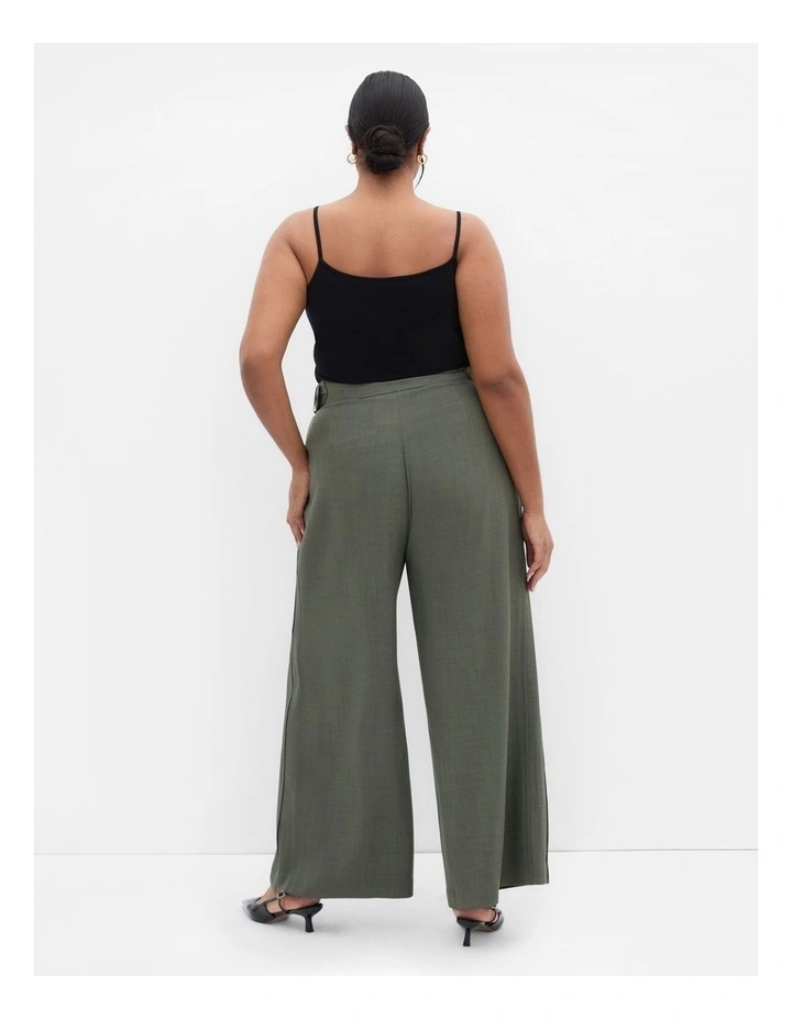 Blakely Wide Leg Pant in Olive image 2