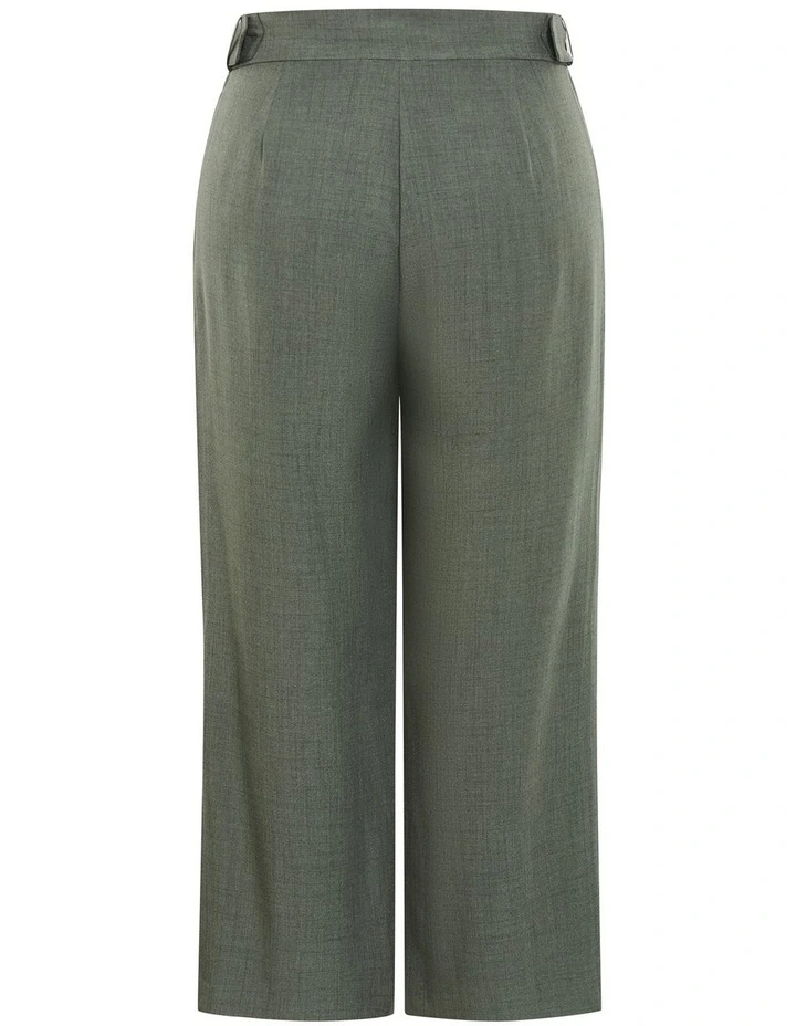 Blakely Wide Leg Pant in Olive image 4