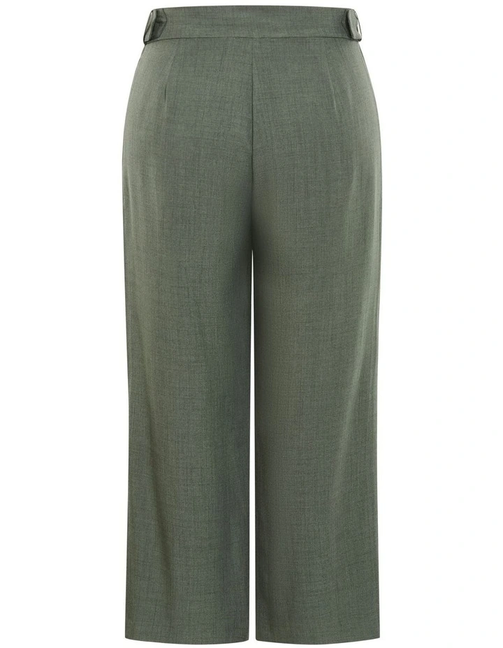 Blakely Wide Leg Pant in Olive image 5