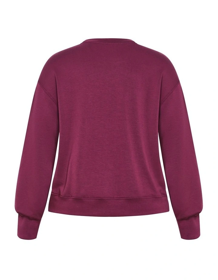 Mae Sweatshirt in Red image 4