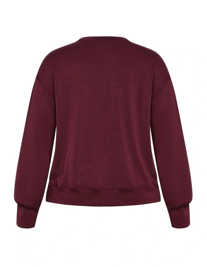 Mae Sweatshirt in Red image 5