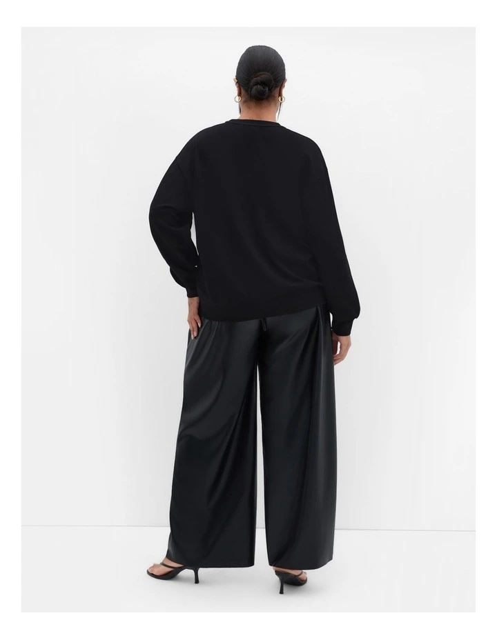 Mae Sweatshirt in Black image 2
