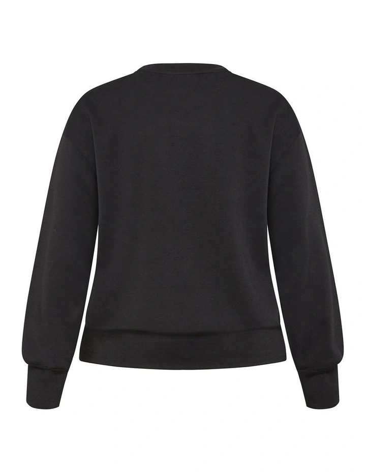 Mae Sweatshirt in Black image 4