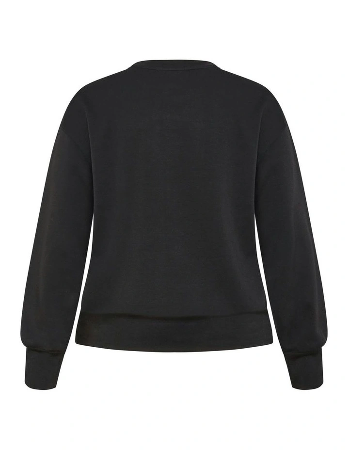 Mae Sweatshirt in Black image 6