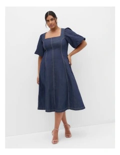 Rodeo Midi Dress in Denim