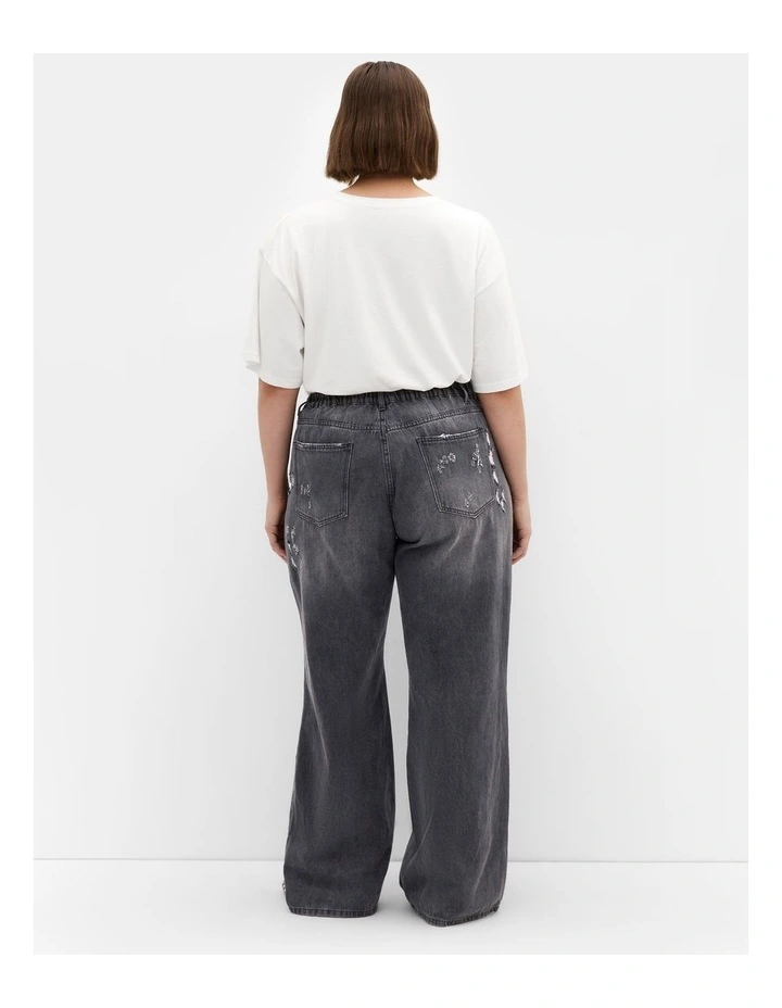 Harley Fit Rodeo Straight Leg Jeans in Grey image 2