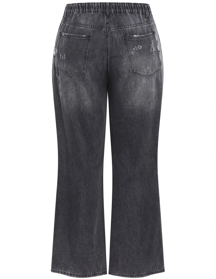 Harley Fit Rodeo Straight Leg Jeans in Grey image 4