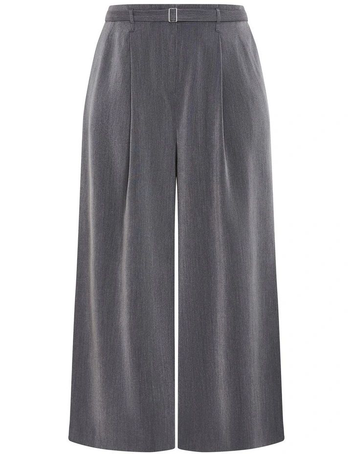 Karla Belted Wide Leg Pant in Grey image 3