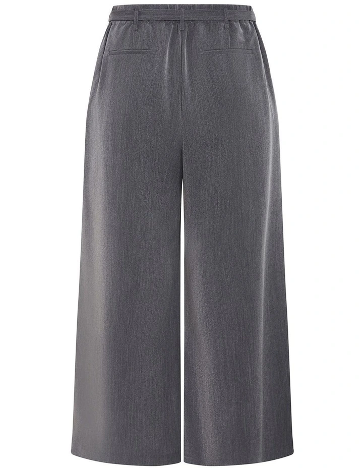 Karla Belted Wide Leg Pant in Grey image 4