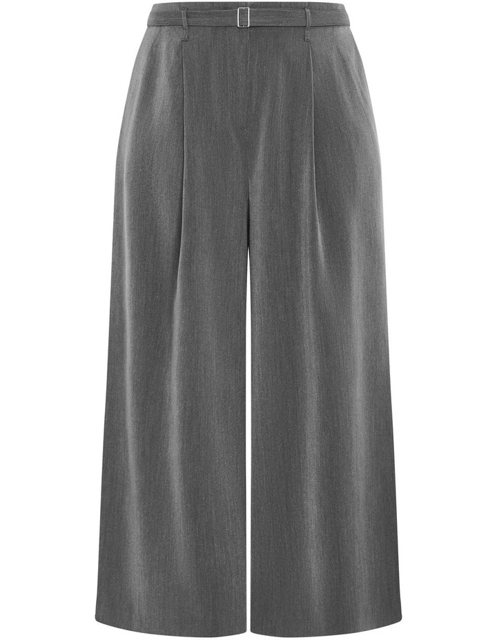 Karla Belted Wide Leg Pant in Grey image 5