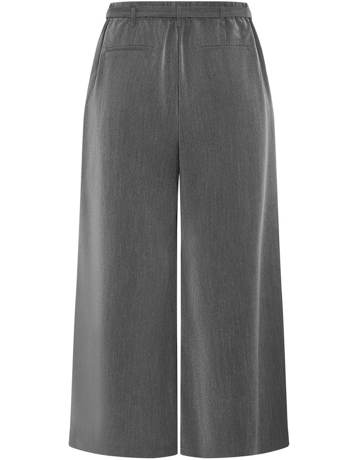 Karla Belted Wide Leg Pant in Grey image 6