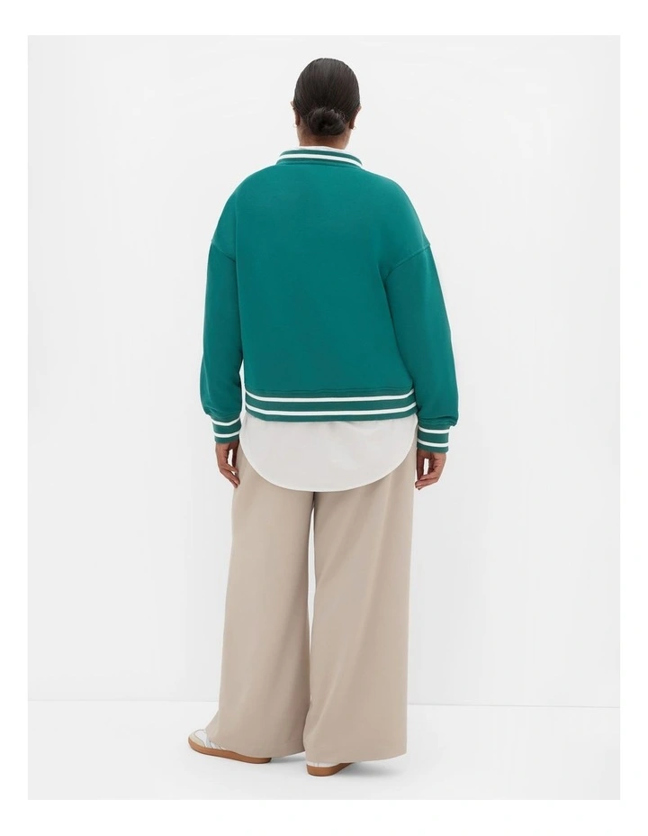Elevate Sweatshirt in Jade image 2