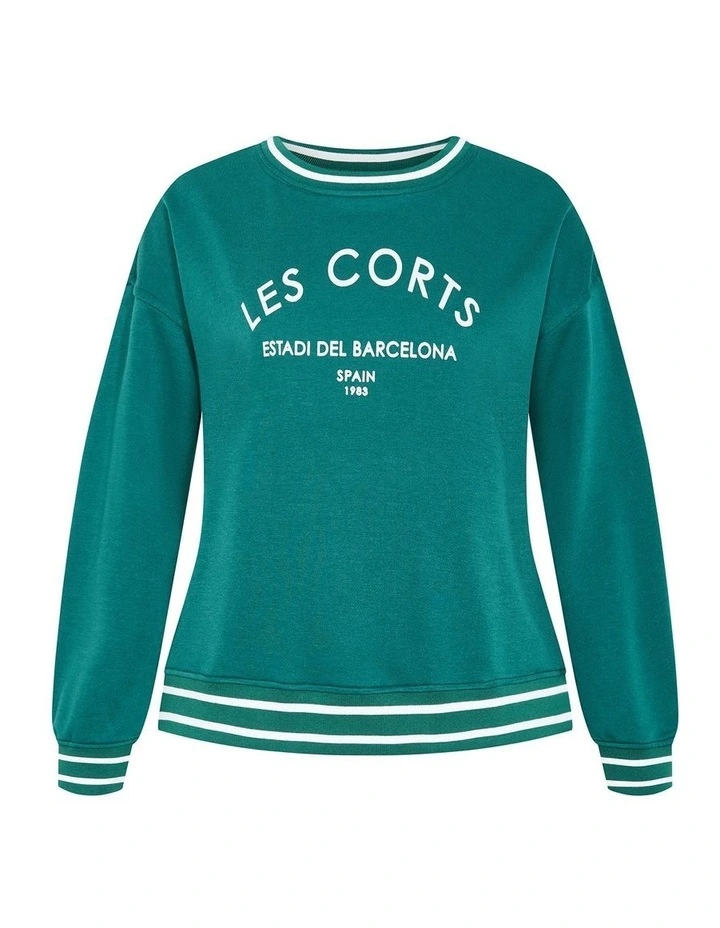 Elevate Sweatshirt in Jade image 3