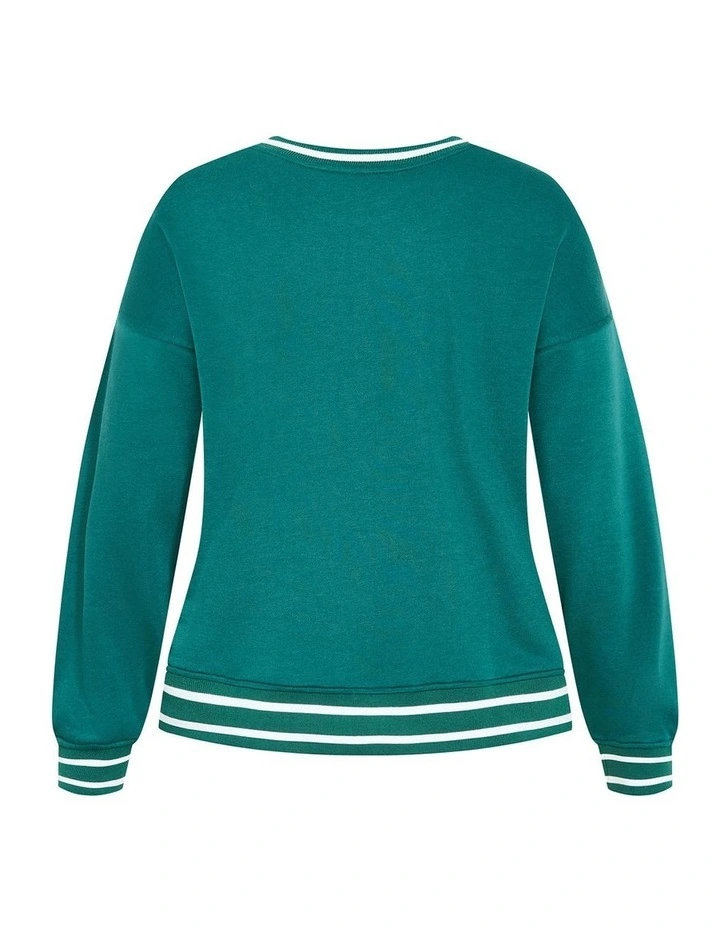 Elevate Sweatshirt in Jade image 4