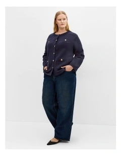 Georgia Cardigan in Navy