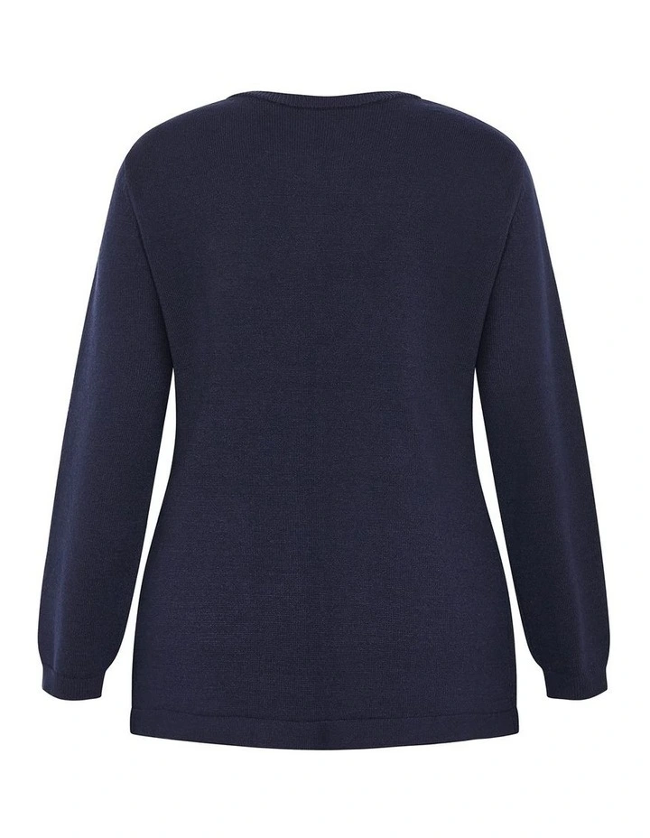 Georgia Cardigan in Navy image 4