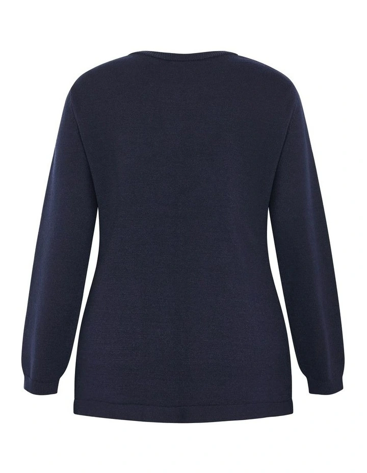 Georgia Cardigan in Navy image 5