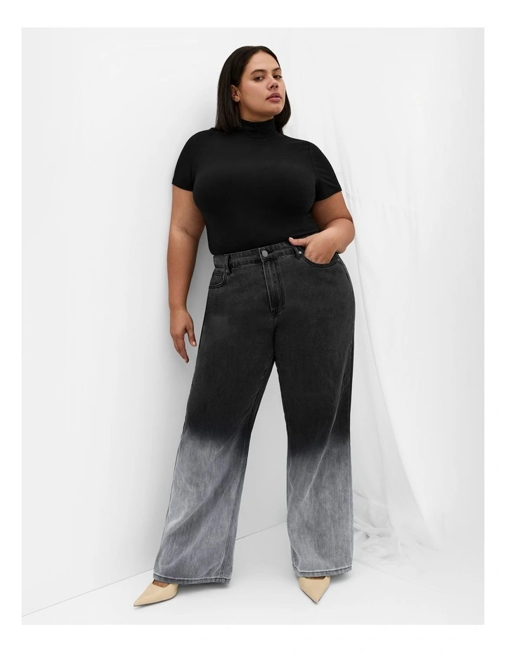 Harley Fit Ombre Wash Jeans in Grey image 1