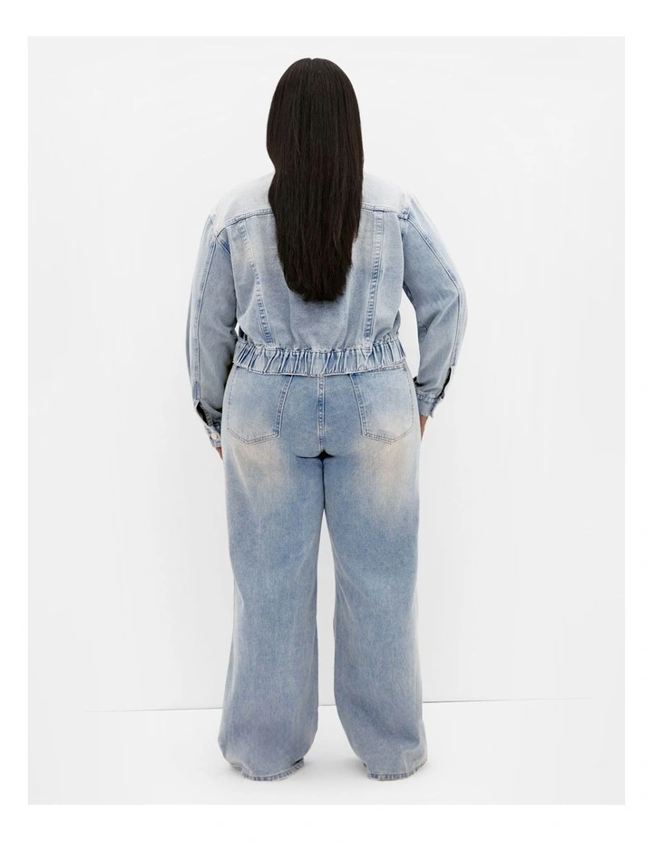 Harley Fit Talia Wide Leg Jeans in Denim image 2