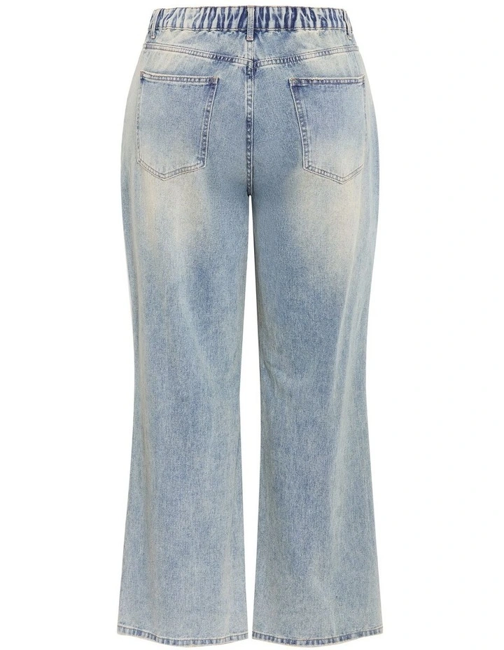 Harley Fit Talia Wide Leg Jeans in Denim image 4