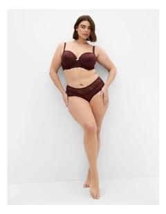 Hailey Demi T-shirt Bra in Brown