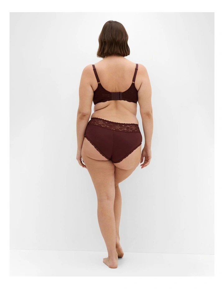 Hailey Demi T-shirt Bra in Brown image 1
