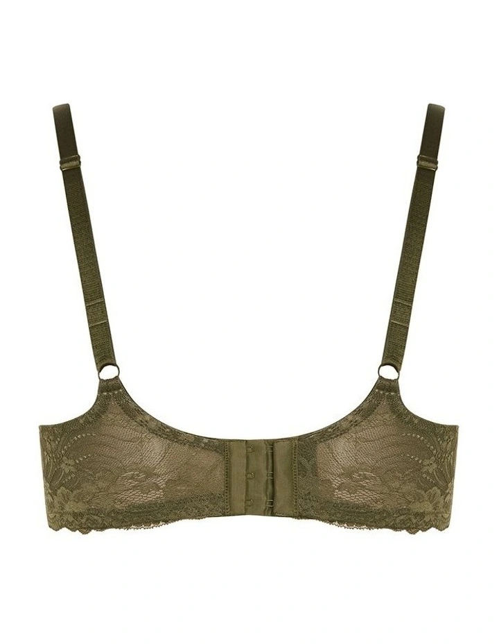 Hailey Demi T-shirt Bra in Olive image 3