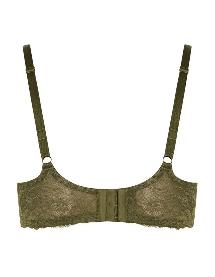 Hailey Demi T-shirt Bra in Olive image 4