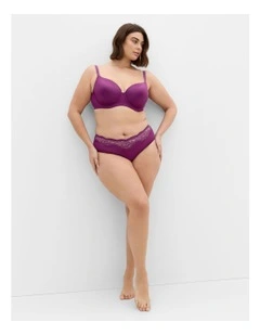 Smooth And Chic T-shirt Bra in Purple