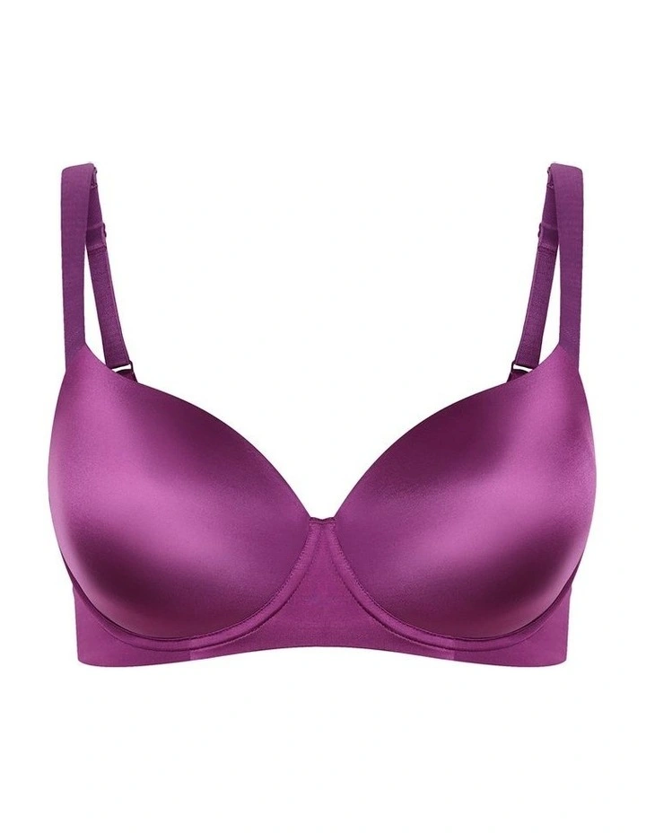 Smooth And Chic T-shirt Bra in Purple image 3