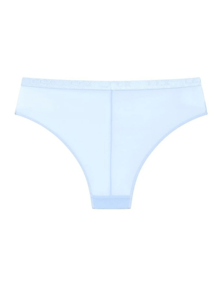 Signature Lace Cheeky Panty in Angel Blue image 4