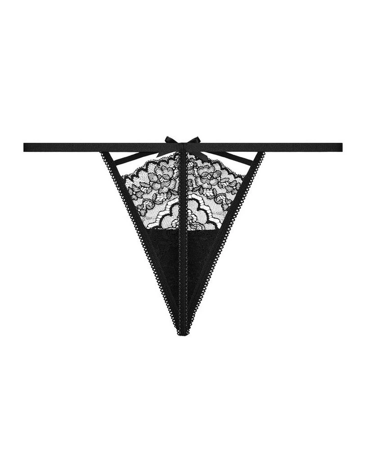 Demi Babydoll Set in Black image 4