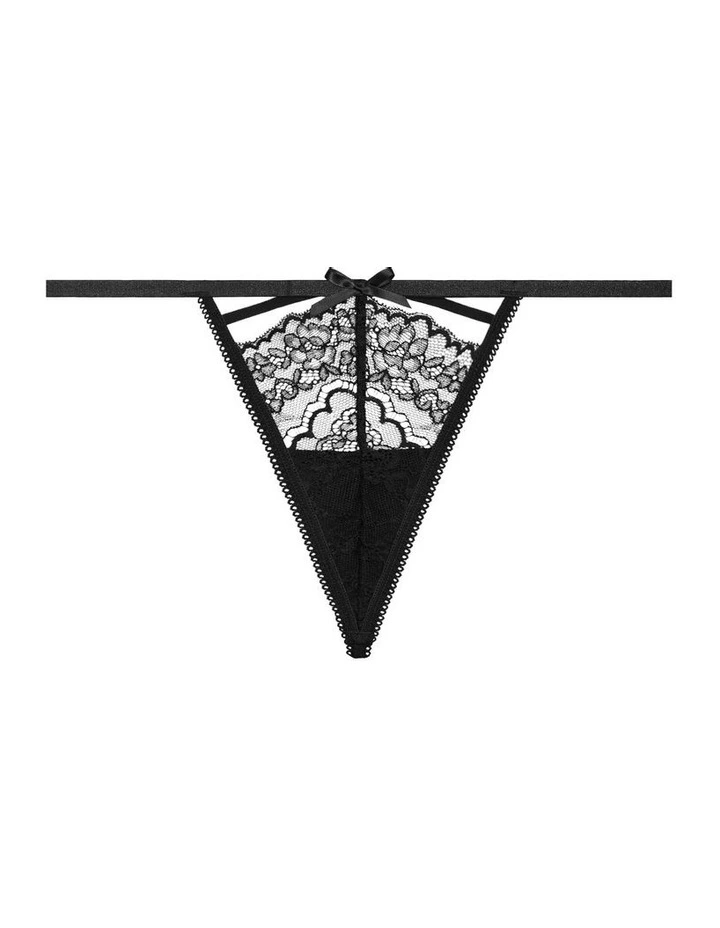Demi Babydoll Set in Black image 5