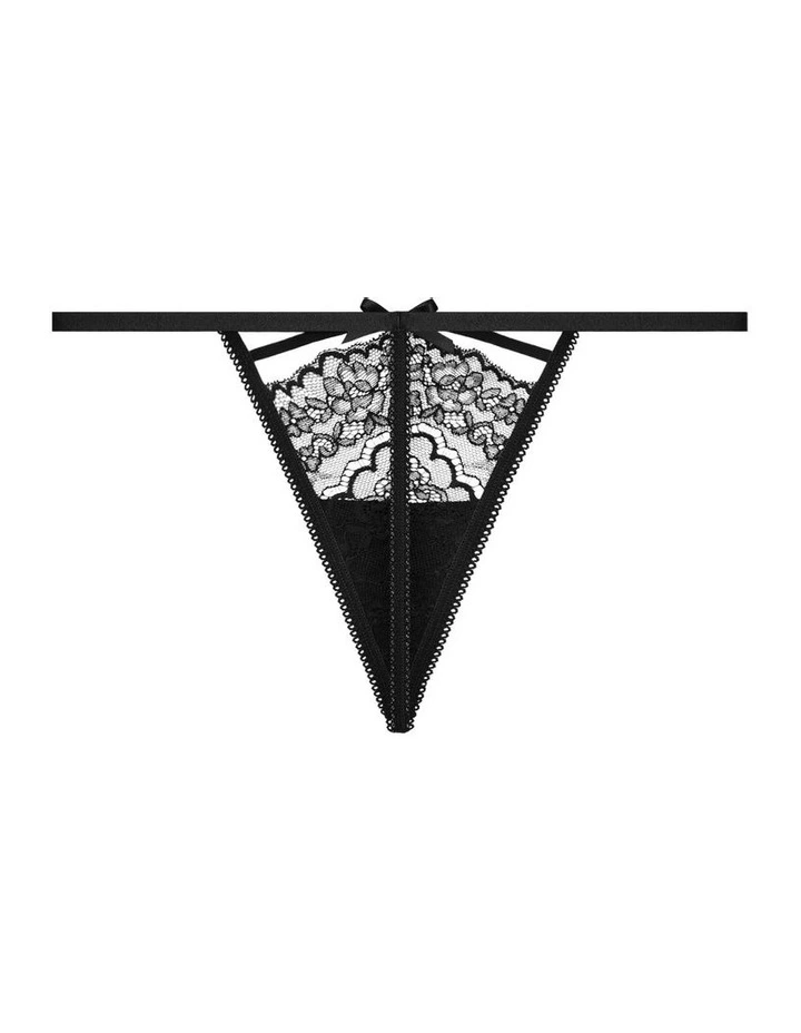 Demi Babydoll Set in Black image 6
