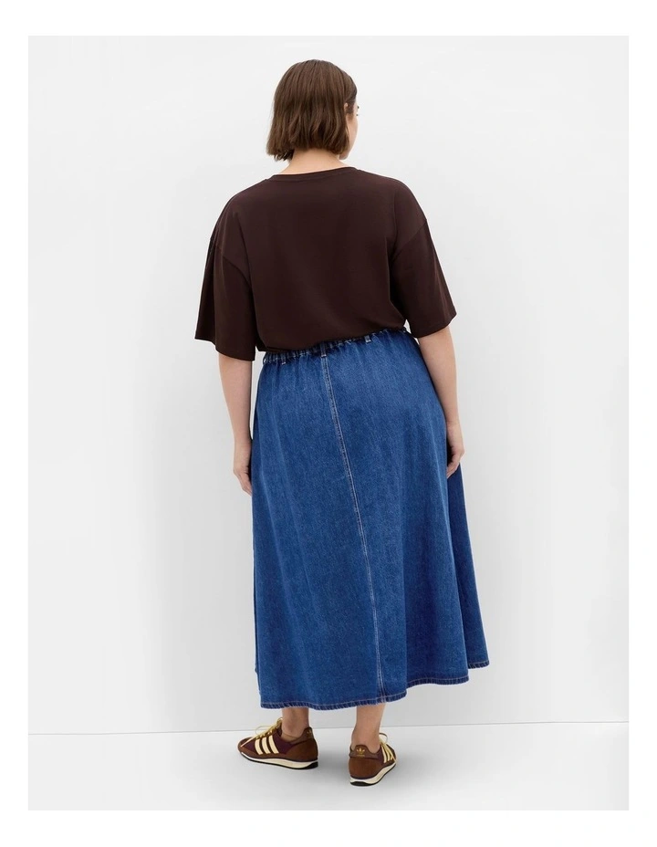 Karina Skirt in Denim image 2