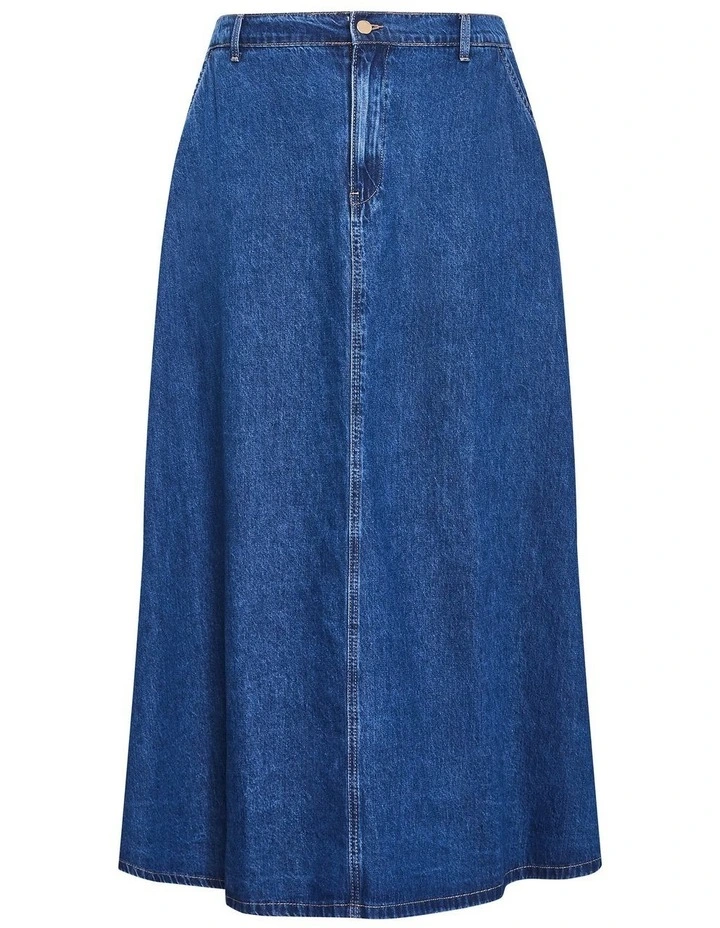 Karina Skirt in Denim image 3