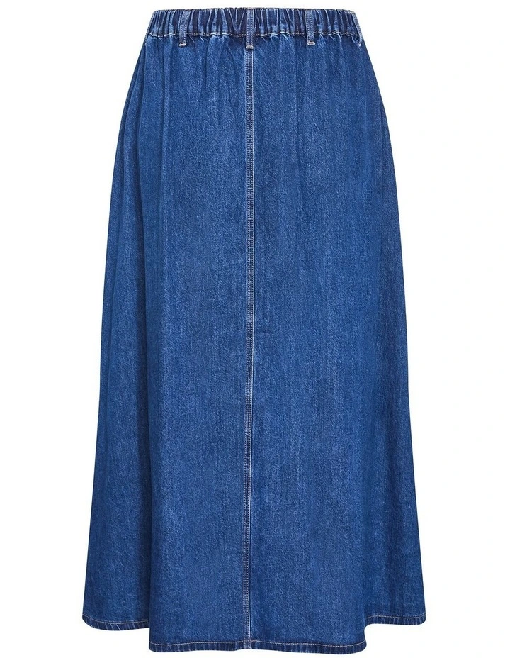 Karina Skirt in Denim image 4