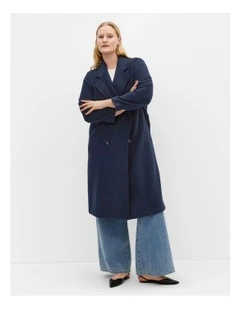 Anita Melton Coat in Navy