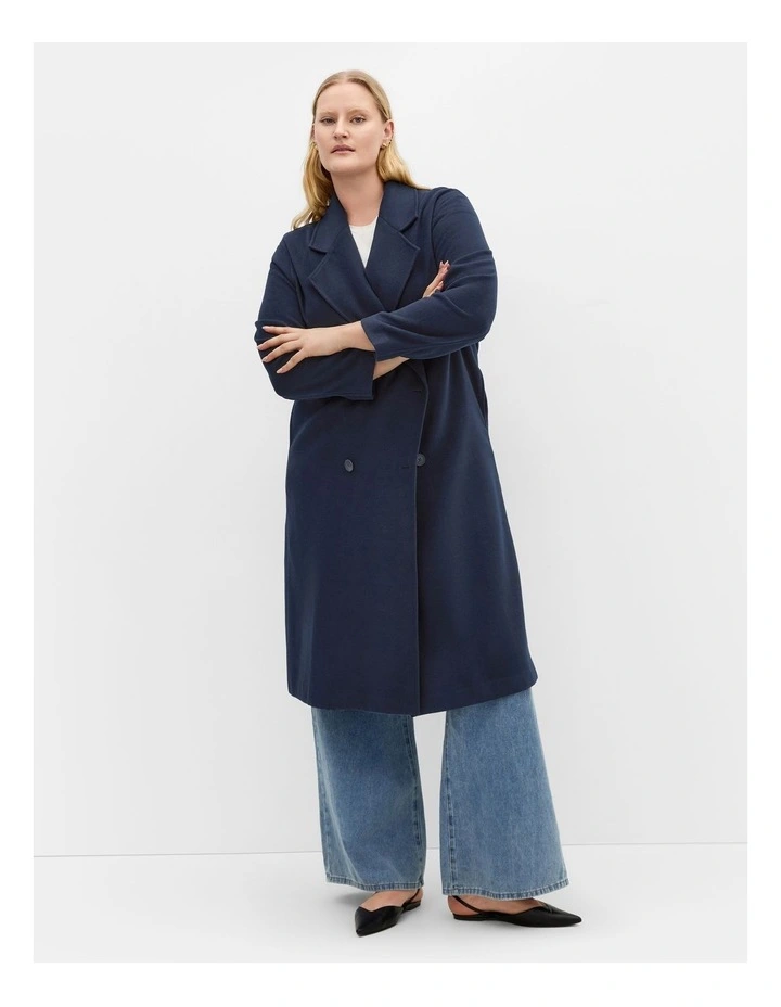 Anita Melton Coat in Navy image 1