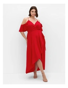 Miss Jessica Maxi Dress in Scarlet
