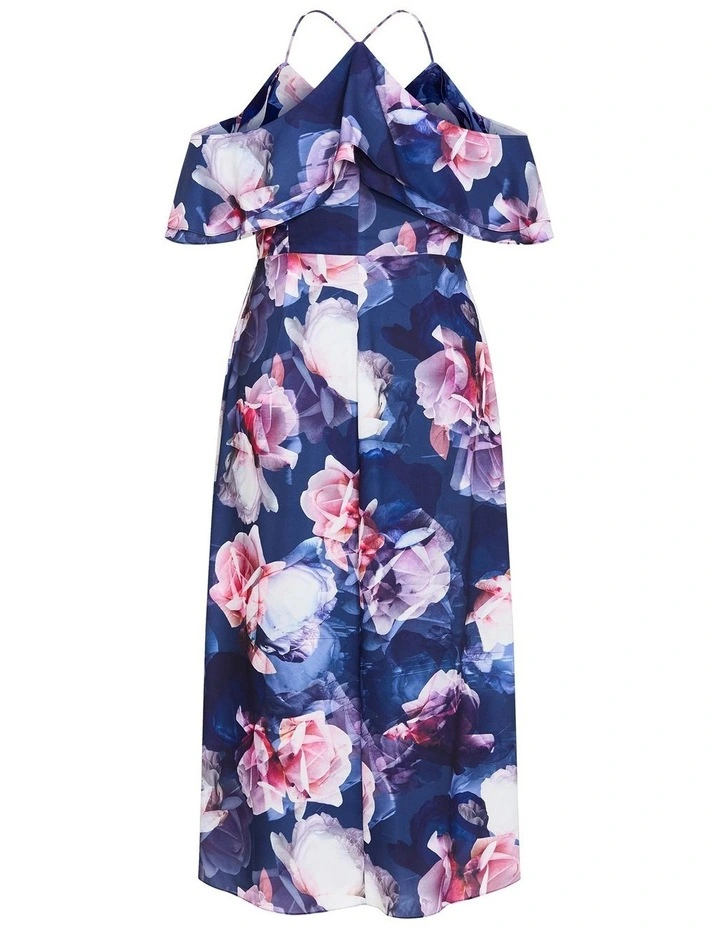 Miss Jessica Print Maxi Dress in Poseidon Blue image 4
