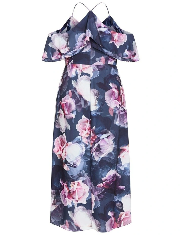 Miss Jessica Print Maxi Dress in Poseidon Blue image 5