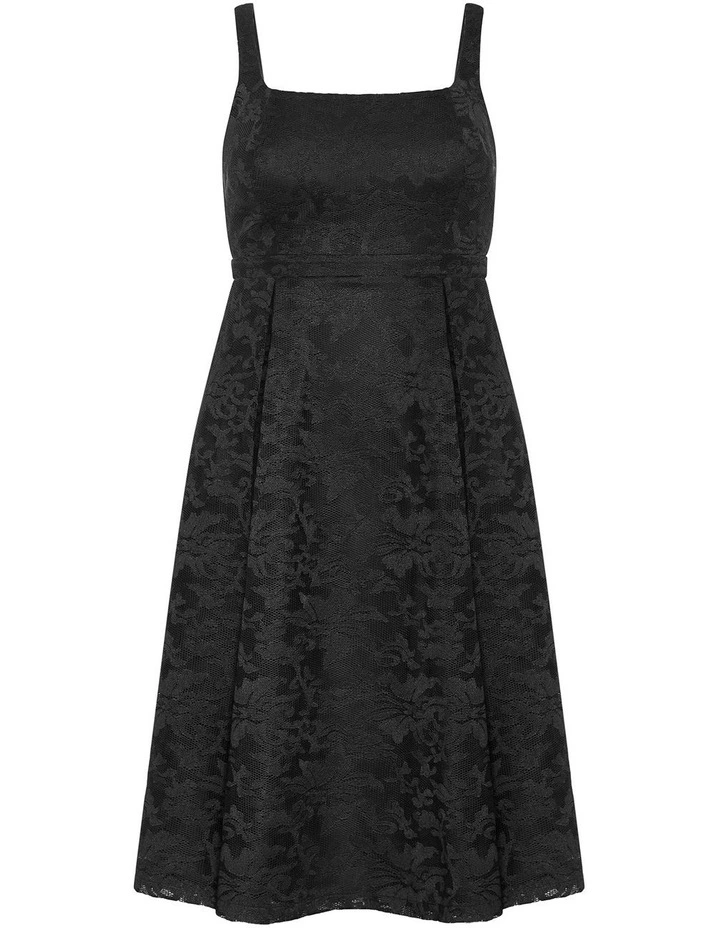 Jacklynn Midi Dress in Black image 5