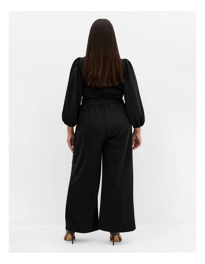 Tahlia Wide Leg Jumpsuit in Black image 2