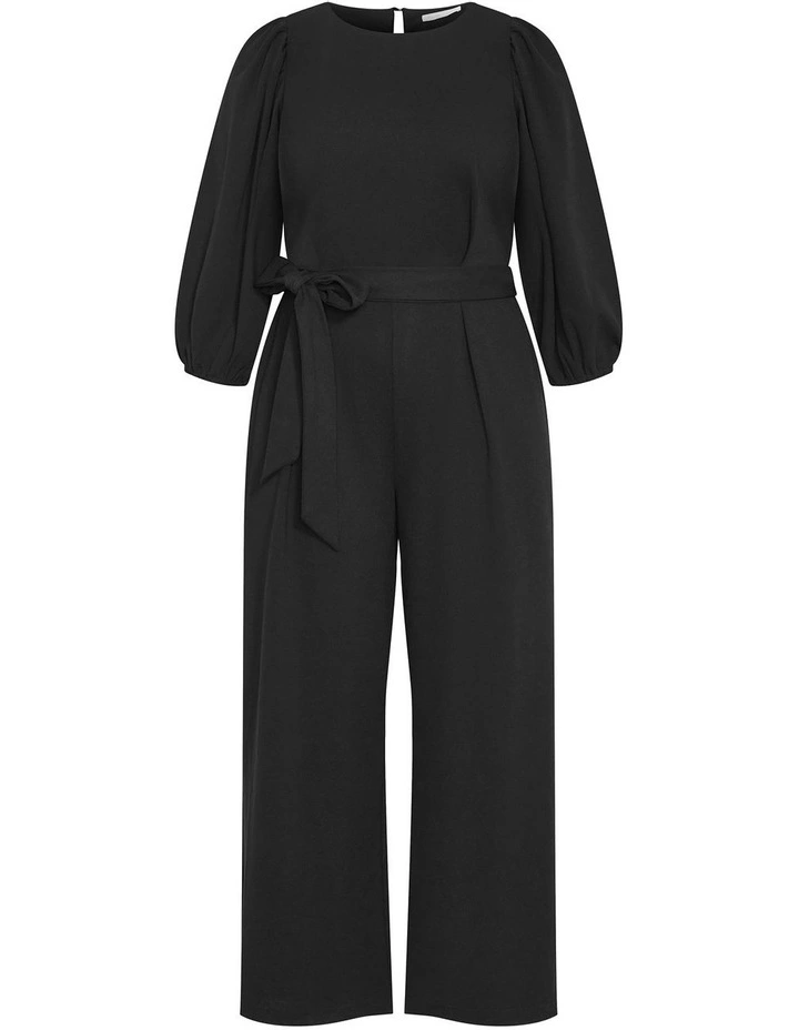 Tahlia Wide Leg Jumpsuit in Black image 3