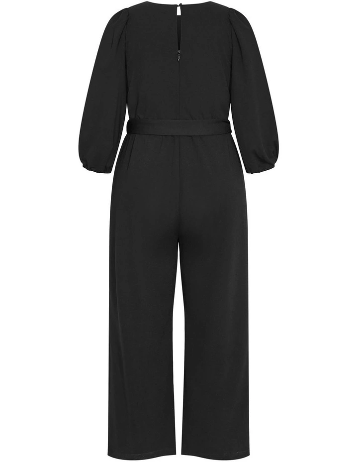 Tahlia Wide Leg Jumpsuit in Black image 4