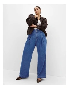Harley Fit Corset Waist Jeans in Mid Wash